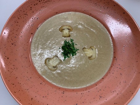 Крем-суп з білих грибів